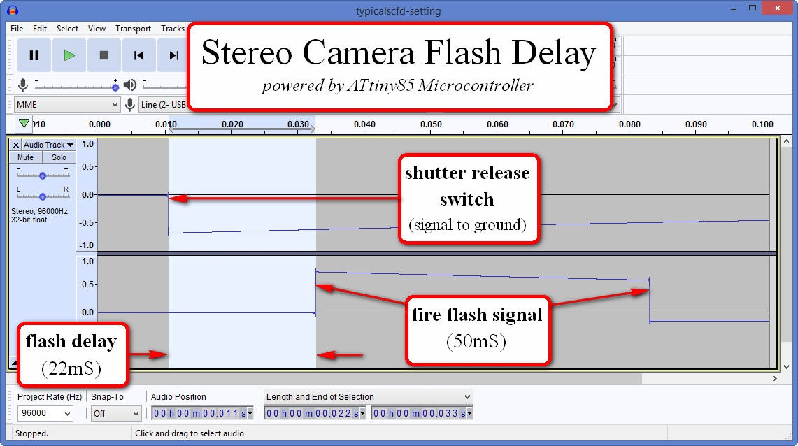 Flash delay